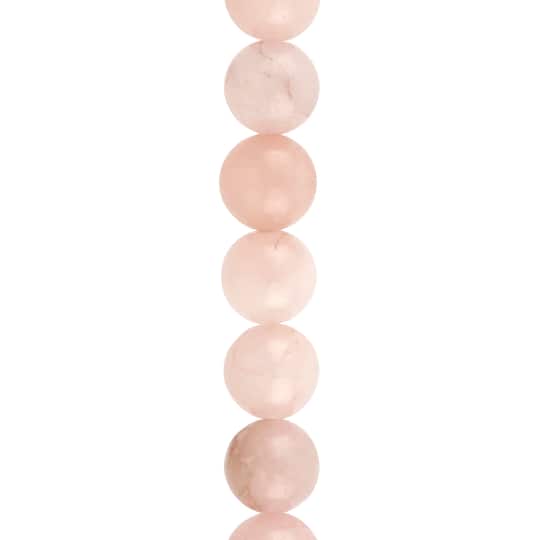 Rose Quartz Round Beads, 12mm by Bead Landing&#x2122;